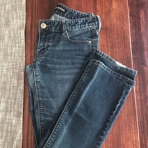 Express Barely Boot Zelda Ultra Low Rise Jeans